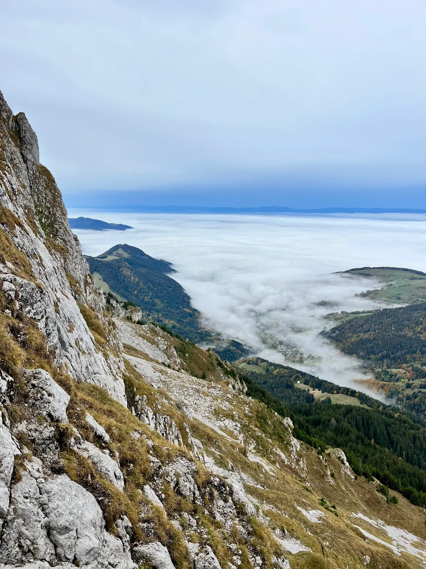 Bernex dans les nuages