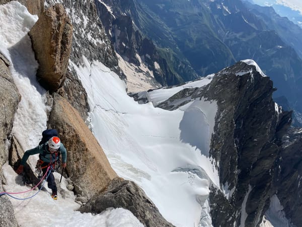 Le Pilier Central du Frêney au Mont Blanc — carnet d'une course mythique